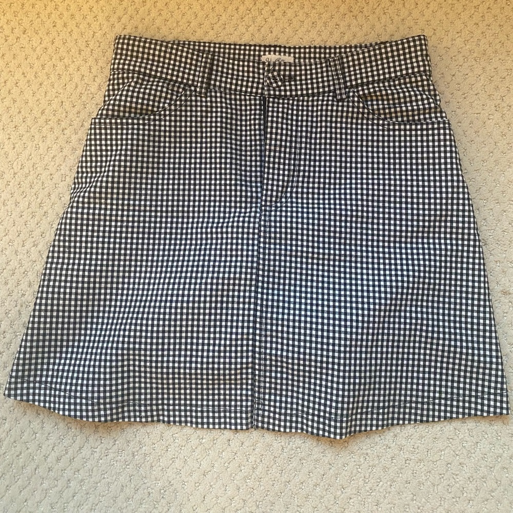 Brandy Melville Gingham Mini Skirt